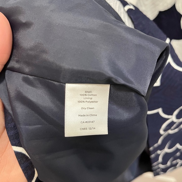 Talbots blue and white Dress size 16 - Picture 4 of 6